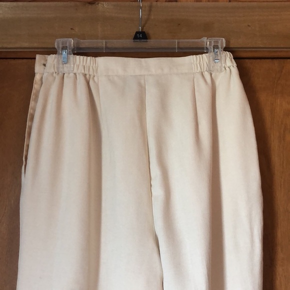 Joan Leslie cream trouser pants - Picture 5 of 10